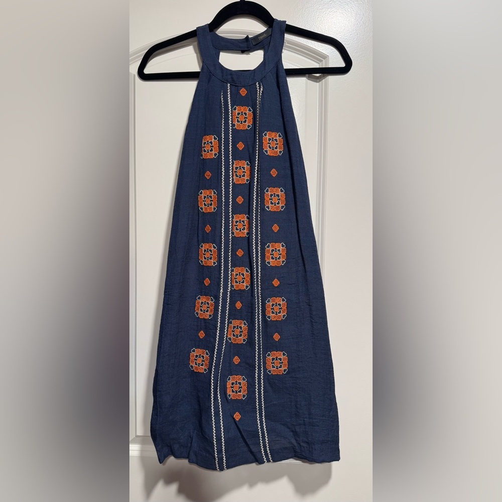 THML Blue Printed Dress